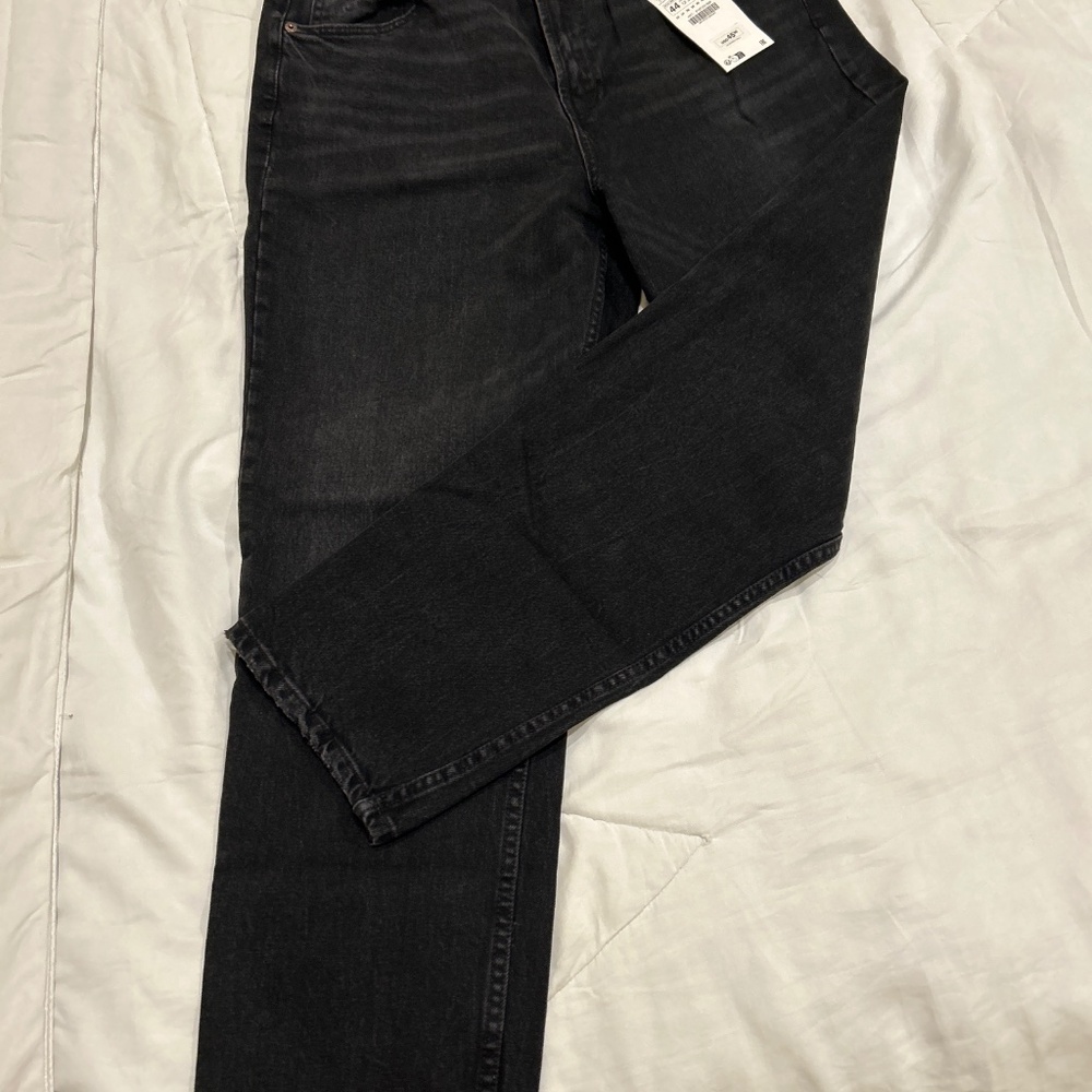 Zara Comfort Fit Mom Jeans - Black